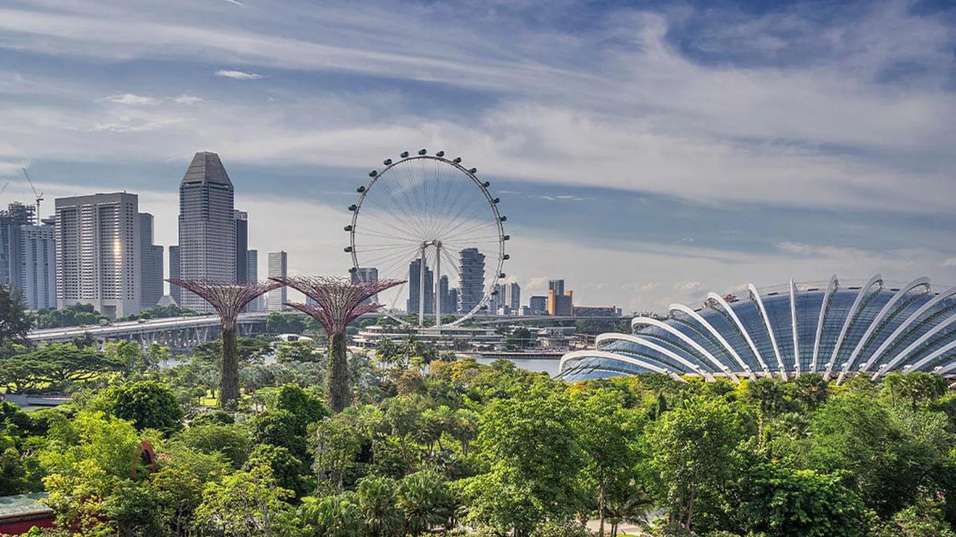 Arrival in Singapore